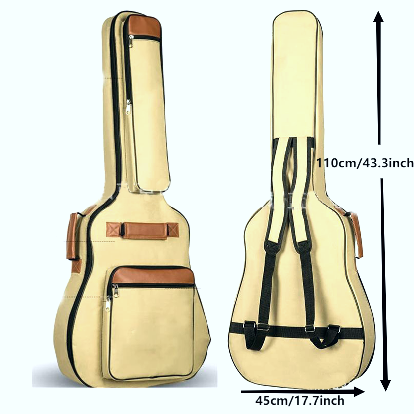 Gig Bag 5 Pockets Waterproof Acoustic Guitar Case