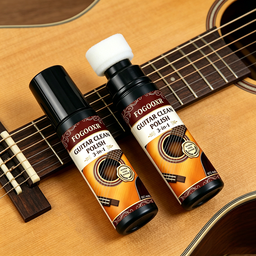 Guitar Polish & Fretboard Conditioner Kit – 3-in-1 Mess-Free Applicator