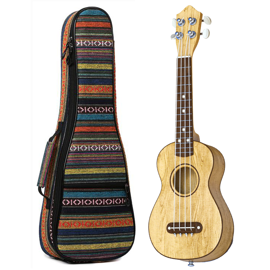 Ukulele Case Bag with 1 Pocket — Bolivia Style Padded Protection