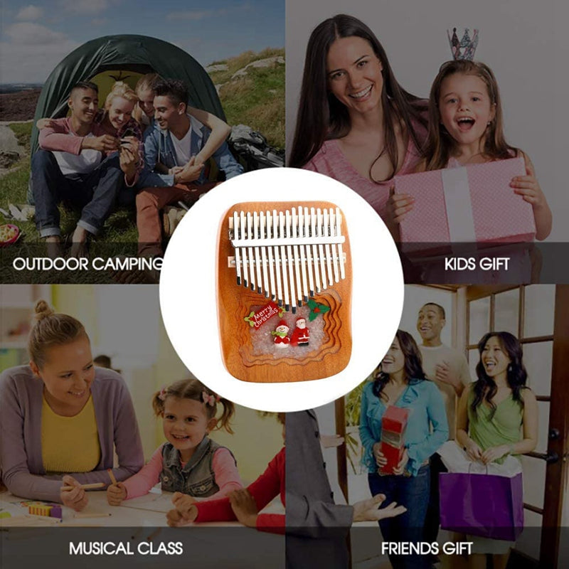 Kalimba 17 Keys micro-landscape Thumb Piano Christmas Gifts For Music Lover - give5me