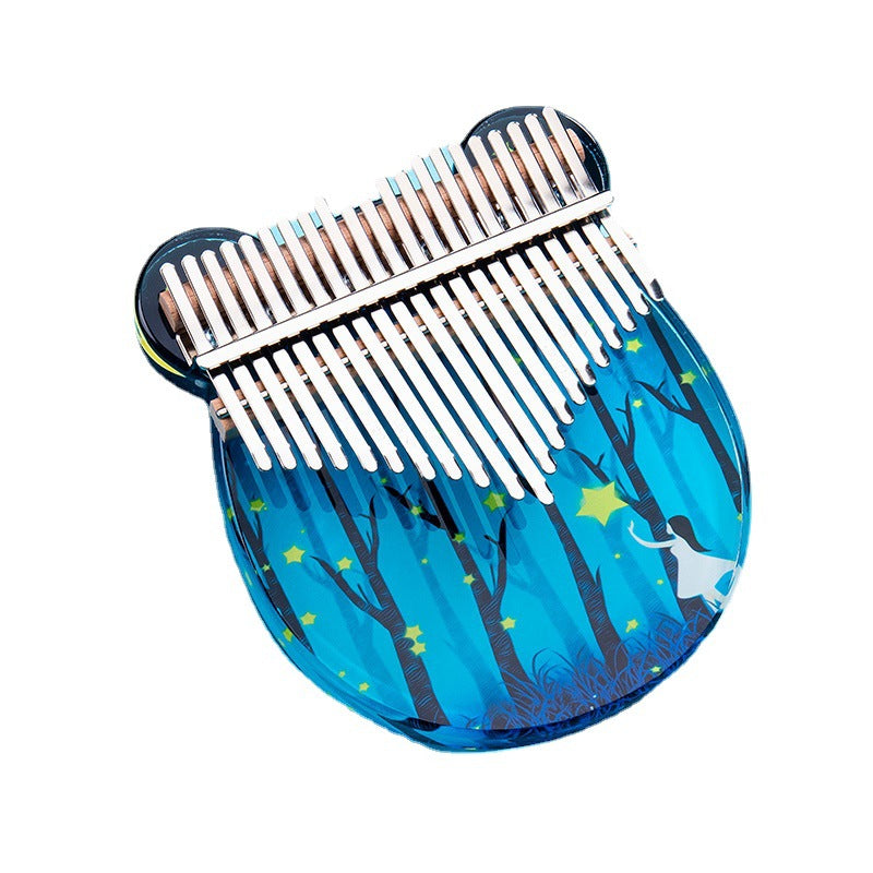 Crystal Kalimba 17-21 Key Thumb Piano Musical Instrument Beginner Musician Christmas Gift With Bag - give5me