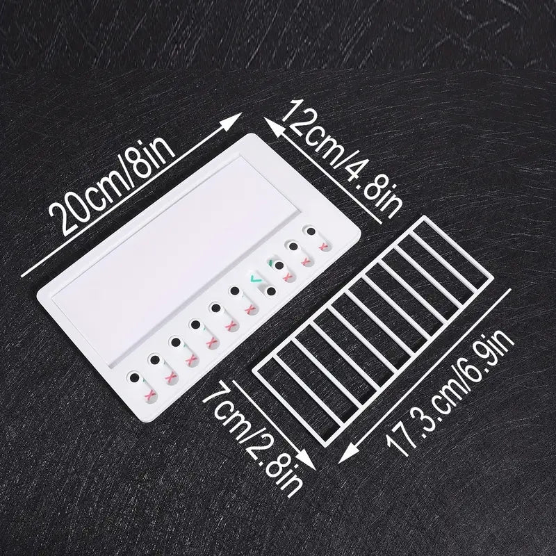 Portable Study Planner with Checklist: Self-Discipline Memo Board for To-Do Lists