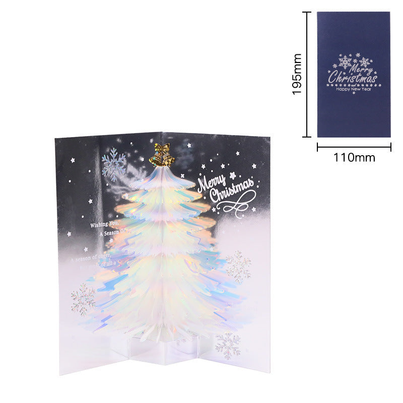 3D Pop-Up Christmas Greeting Card | Christmas Tree | Send Warm Wishes