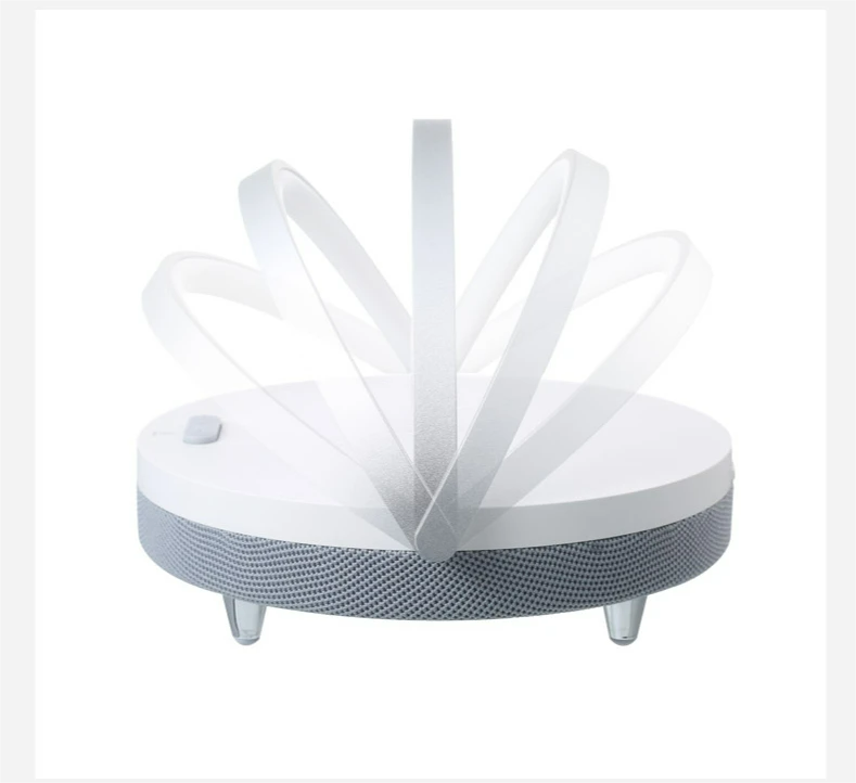 Wood Wireless Charger LED Lamp Speaker Fast Charging for iPhone Samsung Xiaomi