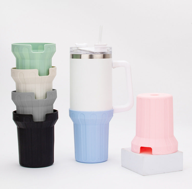 Protective Water Bottle Bottom Sleeve Cover Silicone Cup Bottom Protective Cover Cup Holder For Stanley 40oz Tumbler