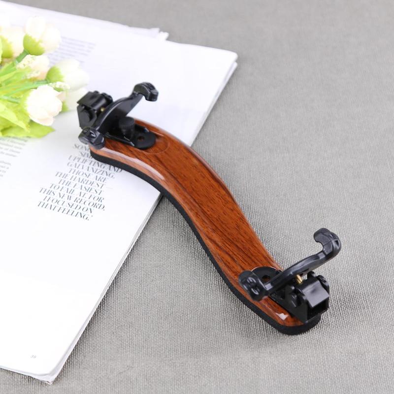 Professional Adjustable Maple Wood Violin Shoulder Rest 3/4 - 4/4 Size