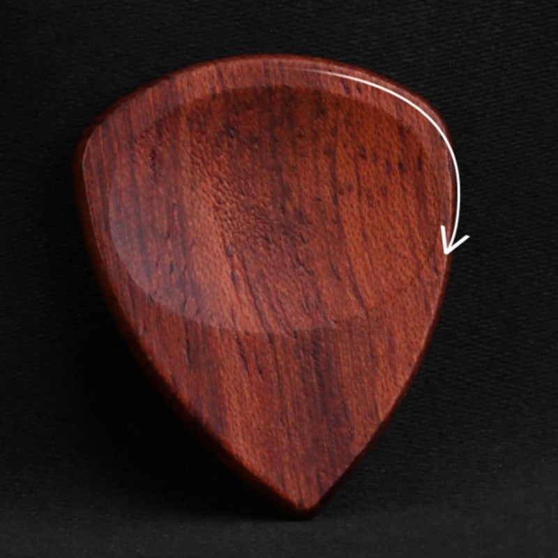 Exotic Wood Guitar Picks Set - Premium Quality Plectrums for Archtop Guitar