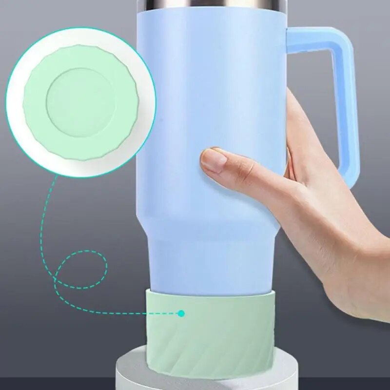 Silicone Cover Tumbler Boot, Water Bottle Boot To Protect Tumblers Bottom, Indoor Outdoor Drinkware Accessories