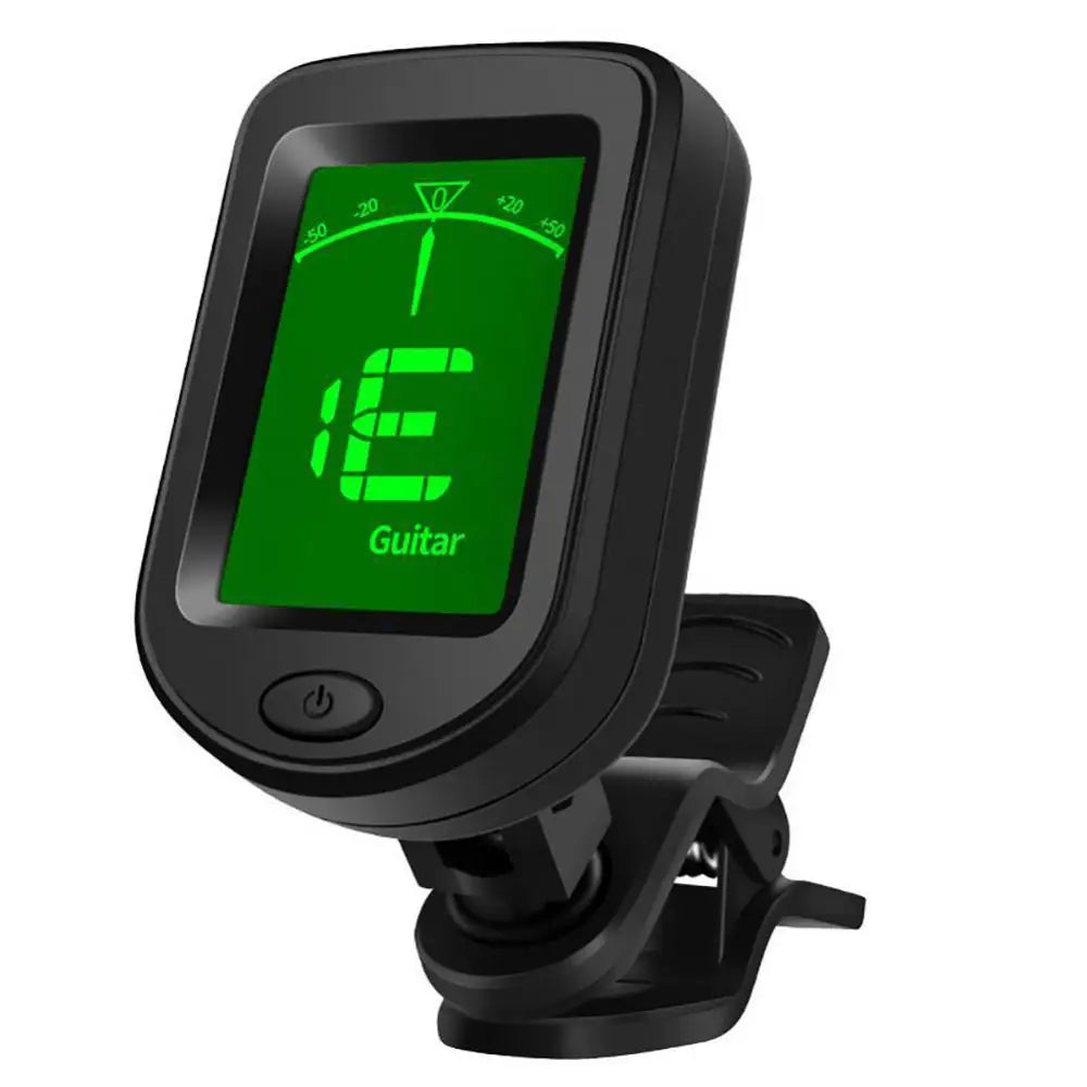 Guitar Clip-On Tone Tuner Digital for Electric Ukulele Bass Violin with Batter