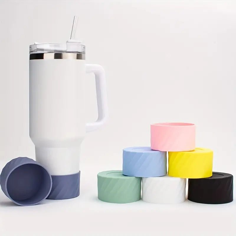 Silicone Cover Tumbler Boot, Water Bottle Boot To Protect Tumblers Bottom, Indoor Outdoor Drinkware Accessories