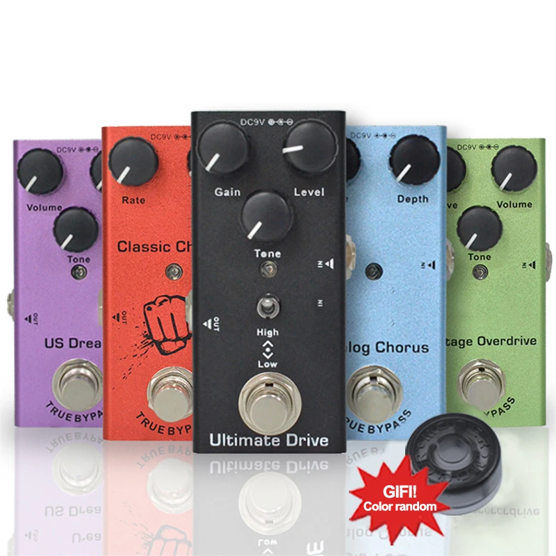Guitar Pedal Powerhouse: Vintage Overdrive/Distortion, Classic Chorus, and Tremolo Effects in One