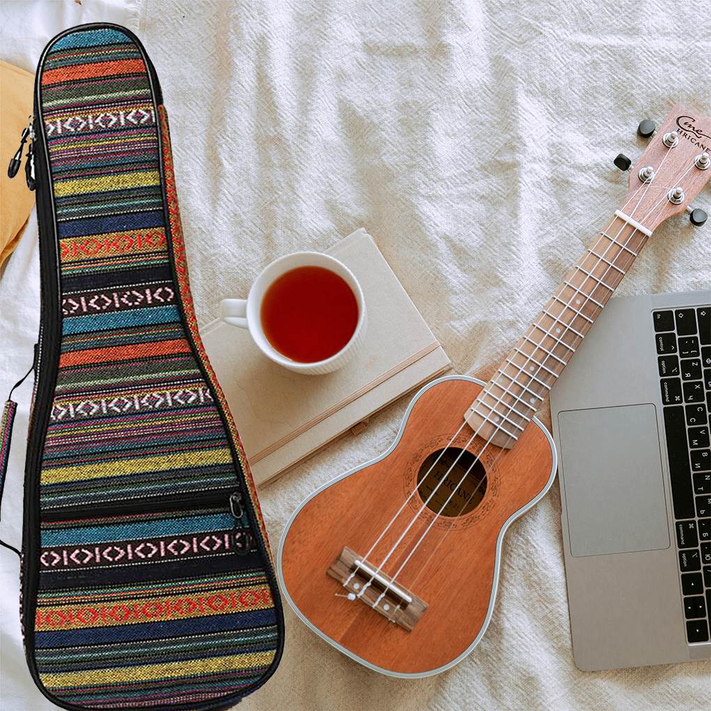 Ukulele Case Bag with 1 Pocket — Bolivia Style Padded Protection