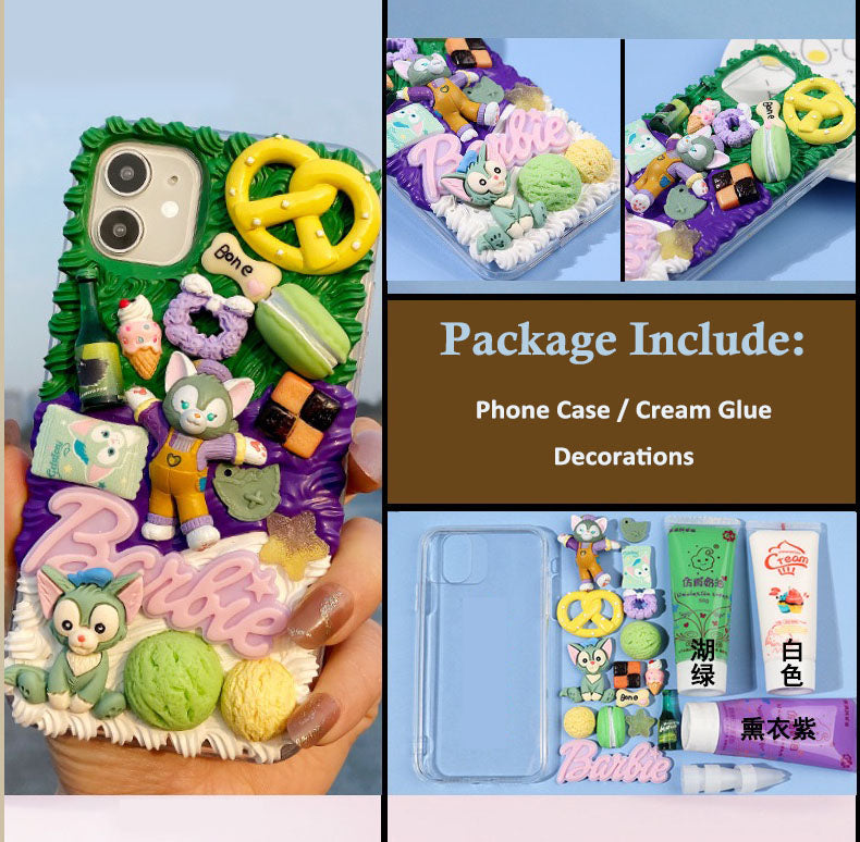 Phone Case decoden Personalized Cream Cabochon Diy LinaBell Disney