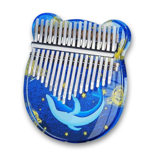 Van Gogh Inspired Acrylic Kalimba with 17-21 Keys