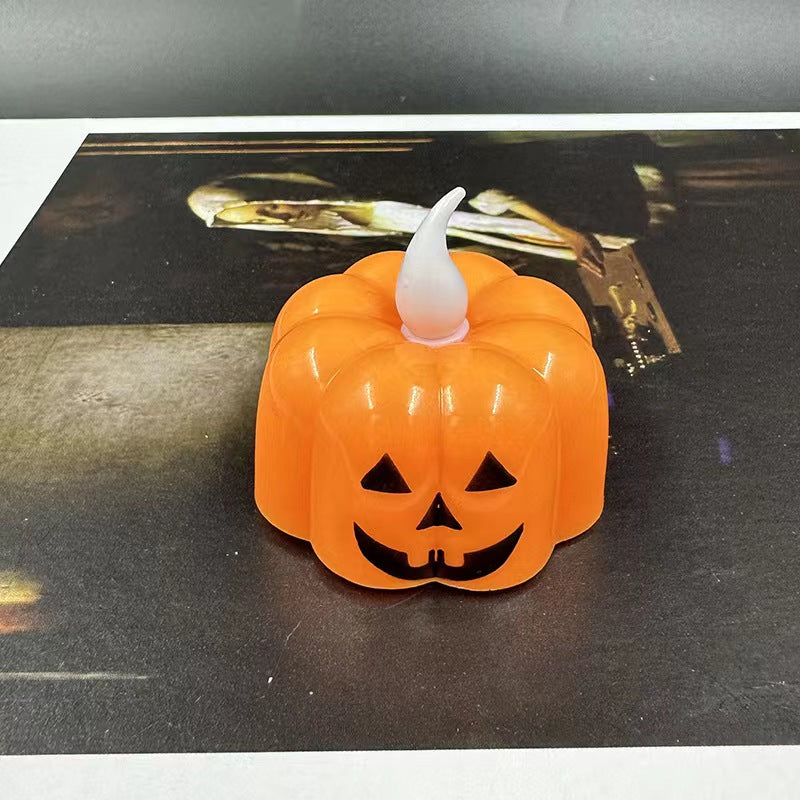 Halloween Pumpkin Candle Light Halloween LED Lights Lantern Lamp Ornaments KTV Bar Decorative Props Halloween Party Supplies