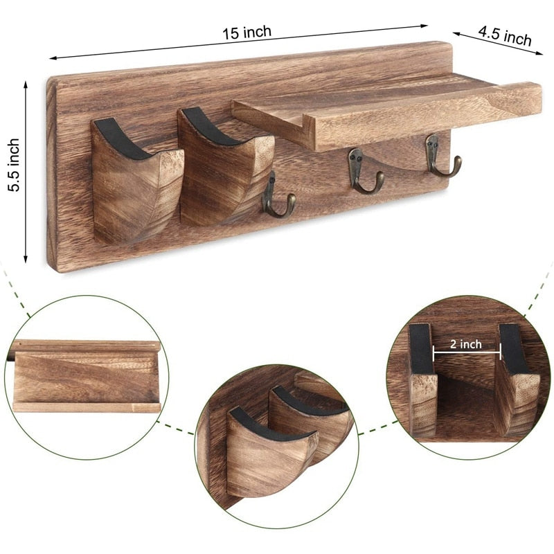 Wood Guitar Wall Mount Hanger