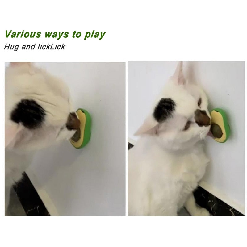 Avocado Catnips Wall Ball Rotatable Cat Natural Mint Balls